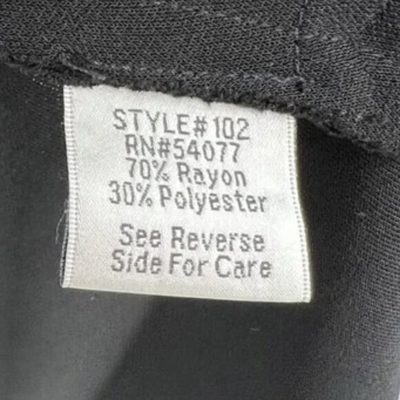 Vintage Cabi Y2K Long Black Rayon Topper Duster XS Style #102 - Picture 7 of 7